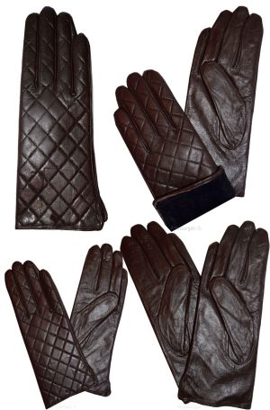 Women's gloves genuine lambskin leather sheepskin leather winter gloves br new - Image 12