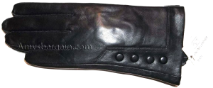 Woman's Gloves (M) Leather Gloves Hand Warmer Winter Gloves Ladies' Dress Gloves - Image 5