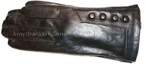 Woman's Gloves (M) Leather Gloves Hand Warmer Winter Gloves Ladies' Dress Gloves - Image 7