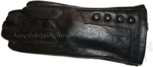 Woman's Gloves (M) Leather Gloves Hand Warmer Winter Gloves Ladies' Dress Gloves - Image 9
