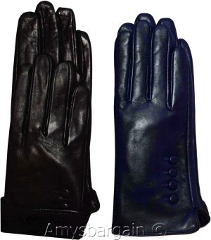 Woman's Leather winter Gloves Leather gloves. Size S, M, L, XL. Dress Gloves - Image 8