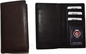 Women/Man's Leather Checkbook Wallet, Unbranded Brown checkbook cover new - Image 12