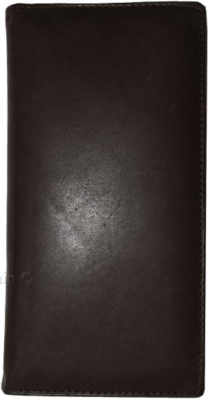 Women/Man's Leather Checkbook Wallet, Unbranded Brown checkbook cover new - Image 10