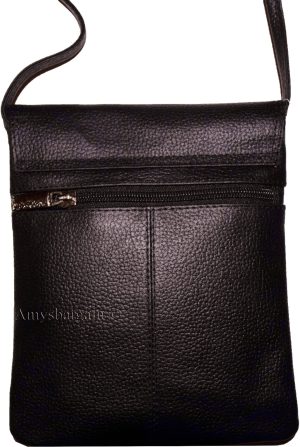 Women's Leather Brown handbag purse leather day bag party bag Swing new bag - Image 13
