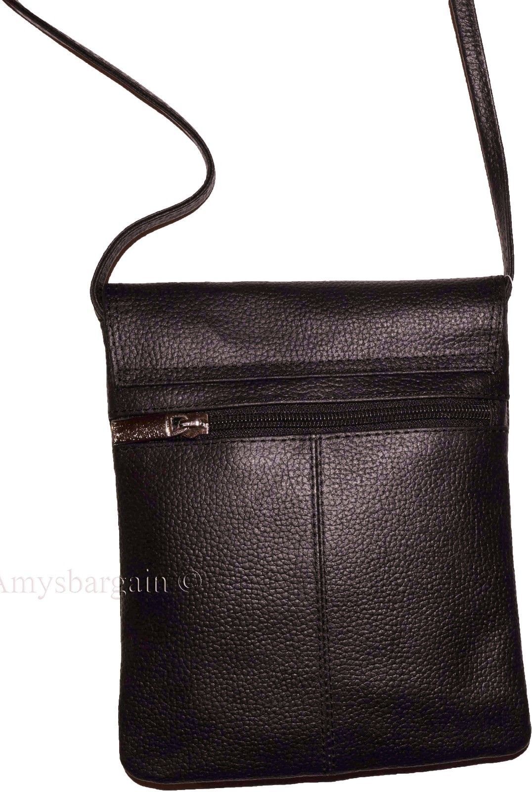 Women's Leather Brown handbag purse leather day bag party bag Swing new bag - Image 9