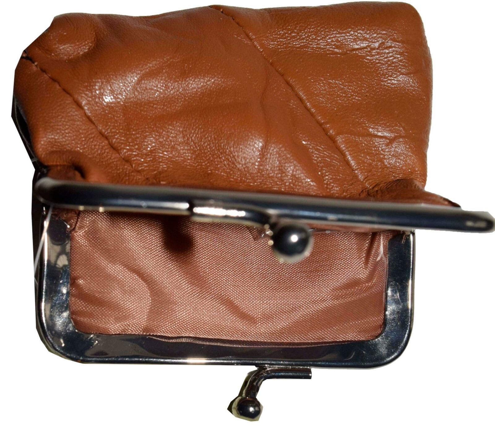 Women's Leather Change Purse mini coin purse coin Wallet bag change case brn new - Image 7