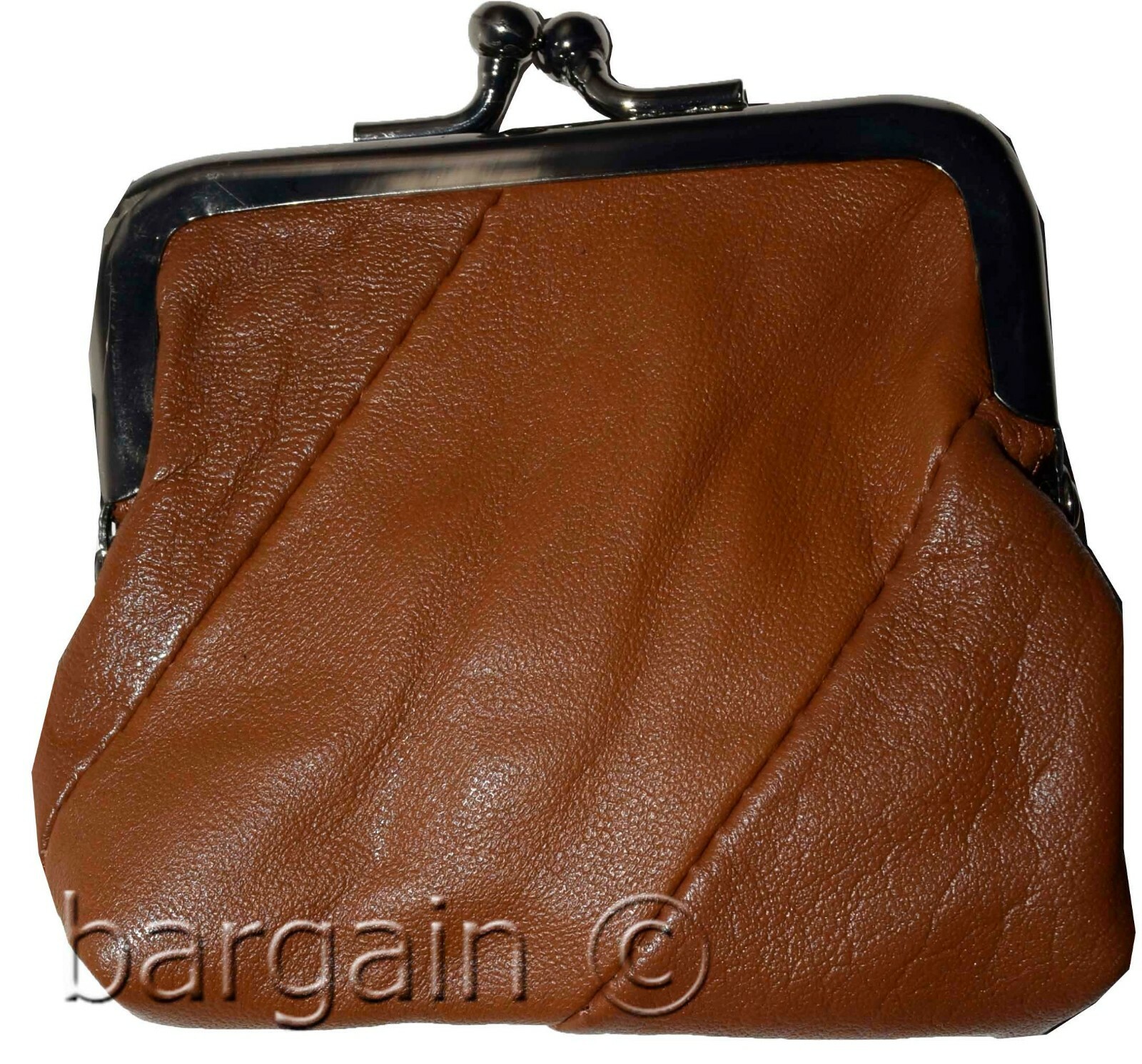 Women's Leather Change Purse mini coin purse coin Wallet bag change case brn new - Image 10