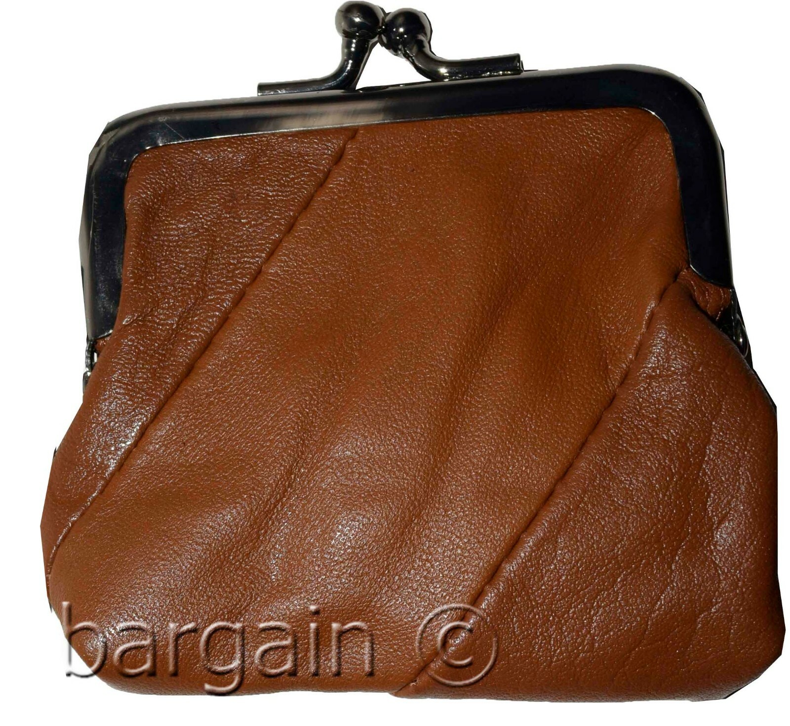 Women's Leather Change Purse mini coin purse coin Wallet bag change case brn new - Image 11