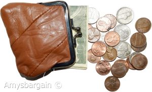 Women's Leather Change Purse mini coin purse coin Wallet bag change case brn new - Image 5