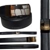 Women's belt. 30" Genuine Leather Dress/Casual Belt Quick lock. Track Line belt