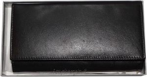 Women's checkbook wallet, Black Unbranded leather 18 card Ladies Checkbook case - Image 12