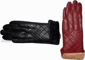 Women's gloves genuine lambskin leather sheepskin leather winter gloves br new - Image 6