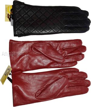 Women's gloves genuine lambskin leather sheepskin leather winter gloves br new - Image 7