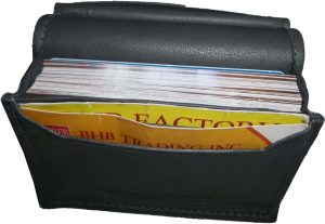 leather business card 7 credit card black genuine leather id card holder - Image 11