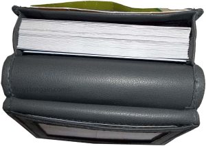 leather business card 7 credit card black genuine leather id card holder - Image 5
