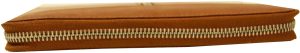 leather checkbook wallet compact wallet cards change bills black wallets bn - Image 4