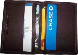 lot of 3 new leather business card case credit card wallet id leather card case. - Image 12
