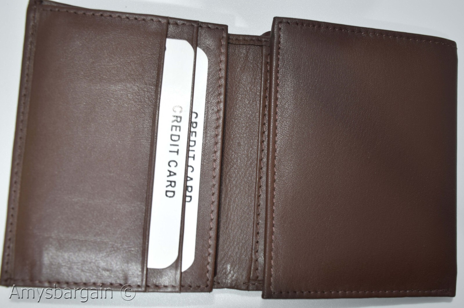 men's RFID genuine leather trifold wallet secure IDs credit cards br new in box - Image 11