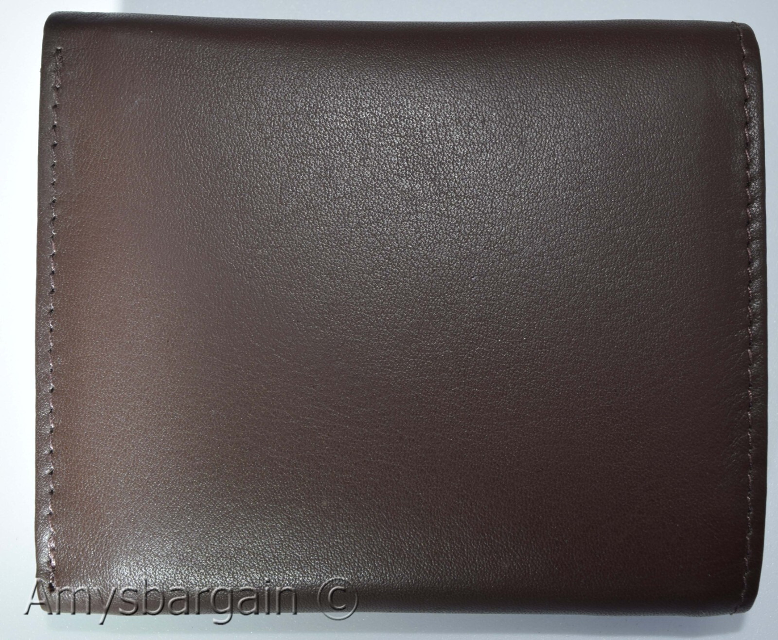 men's RFID genuine leather trifold wallet secure IDs credit cards br new in box - Image 13