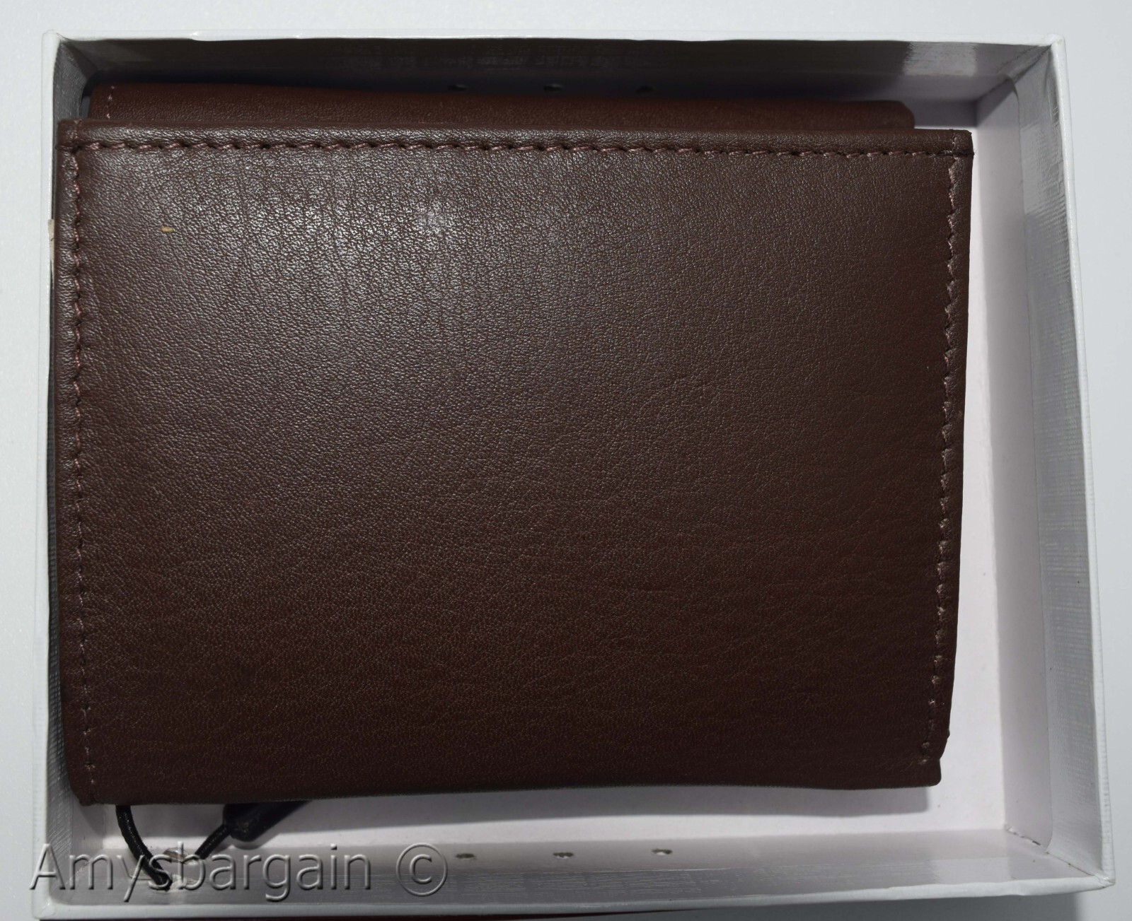 men's RFID genuine leather trifold wallet secure IDs credit cards br new in box - Image 23