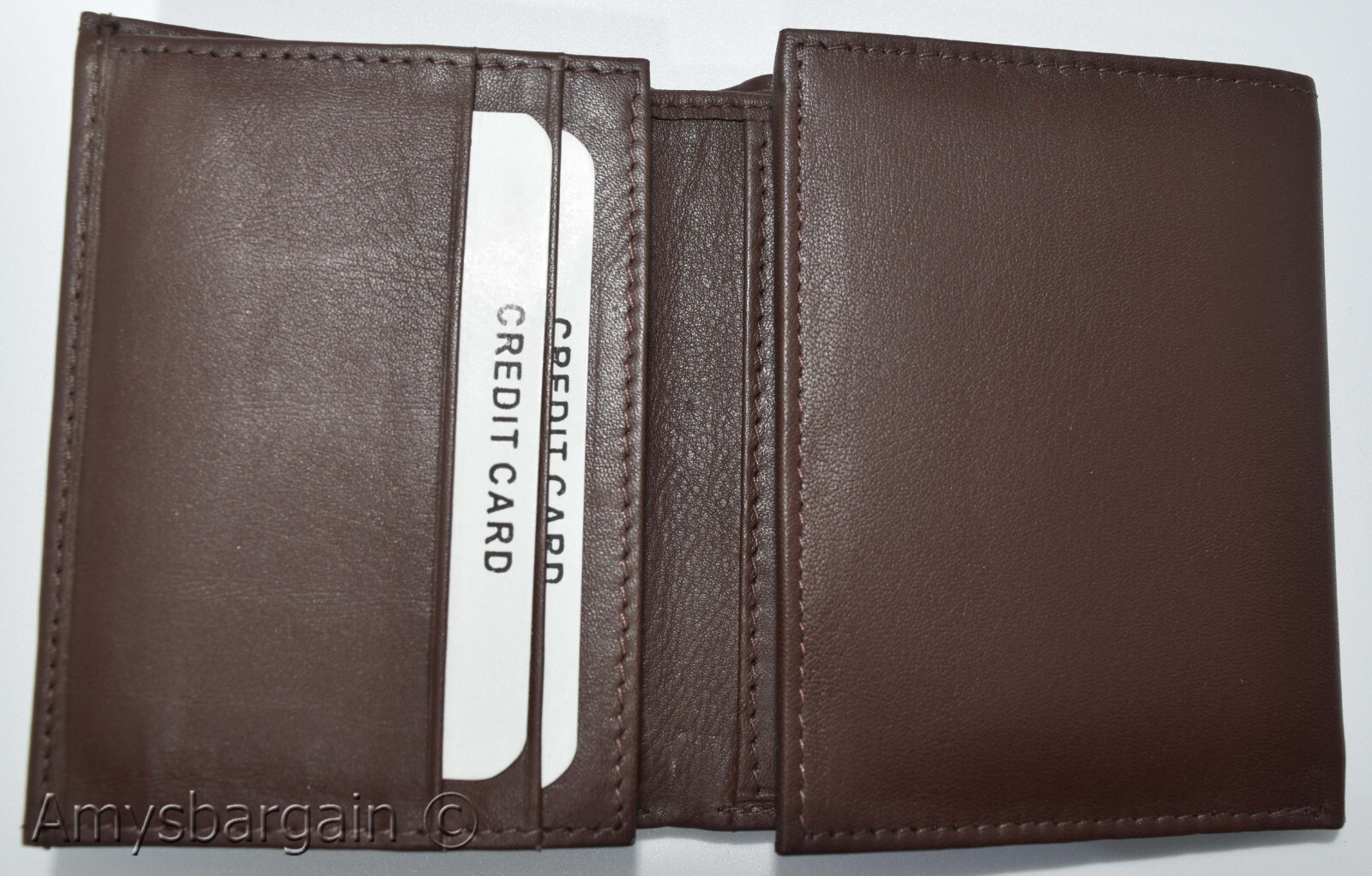 men's RFID genuine leather trifold wallet secure IDs credit cards br new in box - Image 8