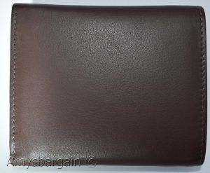 men's RFID genuine leather trifold wallet secure IDs credit cards br new in box - Image 13