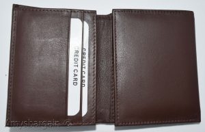 men's RFID genuine leather trifold wallet secure IDs credit cards br new in box - Image 5