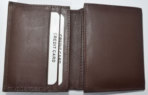 men's RFID genuine leather trifold wallet secure IDs credit cards br new in box - Image 8