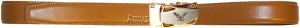 men's belt 36-inch leather dress belt click comfort automatic lock gold eagle - Image 3