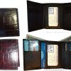 men's crocodile skin printed leather wallet trifold wallet id 9 card 2 bill slot