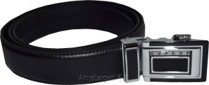 men's leather dress/casual belt auto lock buckle size 44-46" new men's belt - Image 4