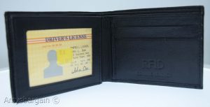 men's wallet RFID black bifold real leather new wallet protect IDs credit cards - Image 11