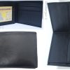 men's wallet RFID black bifold real leather new wallet protect IDs credit cards