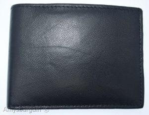 men's wallet RFID black bifold real leather new wallet protect IDs credit cards - Image 12