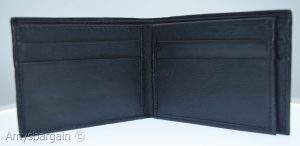 men's wallet RFID black bifold real leather new wallet protect IDs credit cards - Image 4