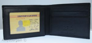 men's wallet RFID black bifold real leather new wallet protect IDs credit cards - Image 5