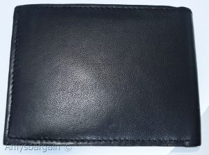 men's wallet RFID black bifold real leather new wallet protect IDs credit cards - Image 6