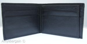 men's wallet RFID black bifold real leather new wallet protect IDs credit cards - Image 9