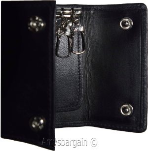 new leather key chain; zip coin case key ring new key chain for men and women - Image 6