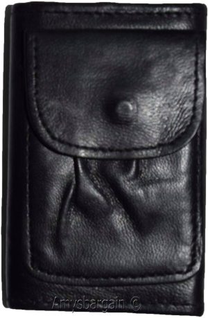 new leather key chain; zip coin case key ring new key chain for men and women - Image 8
