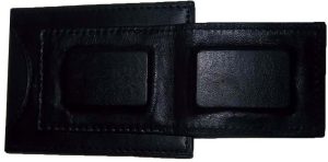 new leather money clip Credit card/ID holder wallet with a magnetic money clip - Image 12