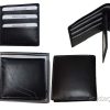 rfid men's hipster wallet genuine leather bifold 15 cards id new wallet in box