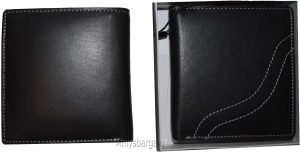 rfid men's hipster wallet genuine leather bifold 15 cards id new wallet in box - Image 7