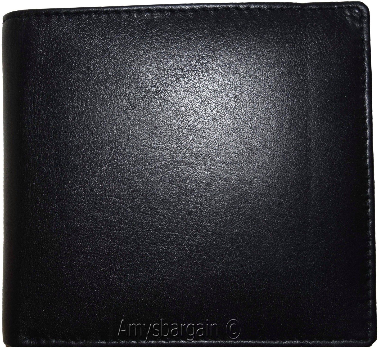 rfid men's hipster wallet genuine leather bifold 15 cards id new wallet in box - Image 12