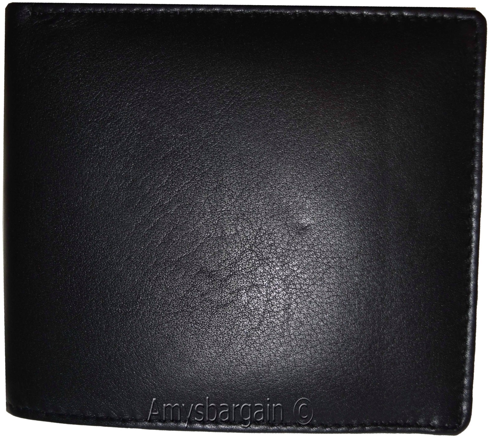 rfid men's hipster wallet genuine leather bifold 15 cards id new wallet in box - Image 13