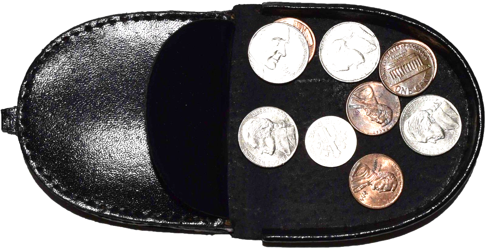 unisex leather change purses coin case vintage styled new change purse - Image 5
