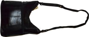 woman's leather handbag black shoulder handbag day bag Pocketbook Purse new bag - Image 11
