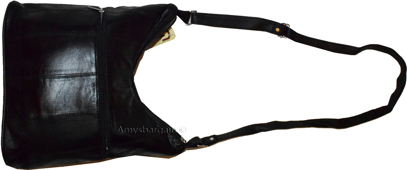 woman's leather handbag black shoulder handbag day bag Pocketbook Purse new bag - Image 11