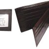 2 Men's Wallet. Soft Leather 9 Card Holder 3 ID windows Billfold Wallet Brd New