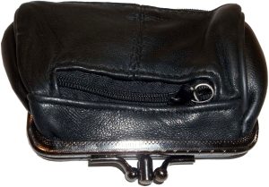 2 New Ladies 2 Sided 2 Pockets Leather Change Purse Coin purse zip coin purse bn - Image 13